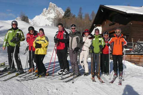 Goedkope skivakantie Dolomiti Superski ⛷️ Skisafari Dolomiti Huttentocht