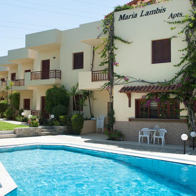 Vakantie Appartementen Maria Lambis in Stalis (Kreta, Griekenland)