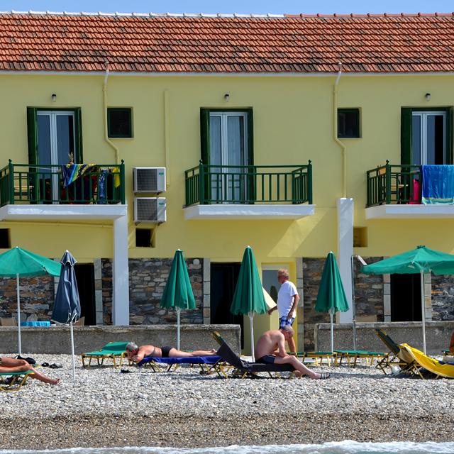 Vakantie Appartementen Stella Beach in Kokkari (Samos, Griekenland)