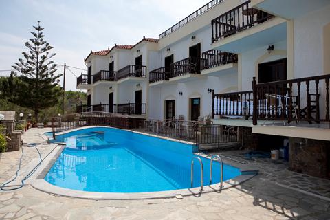 Goedkope zomervakantie Samos - Appartementen Villa Agios