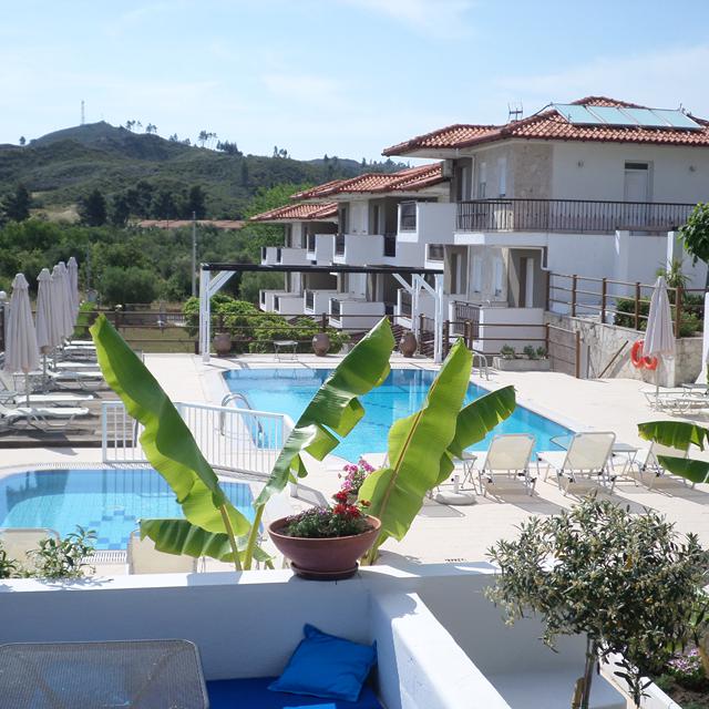 Vakantie Aparthotel Ampelia in Hanioti - Kassandra (Chalkidiki, Griekenland)