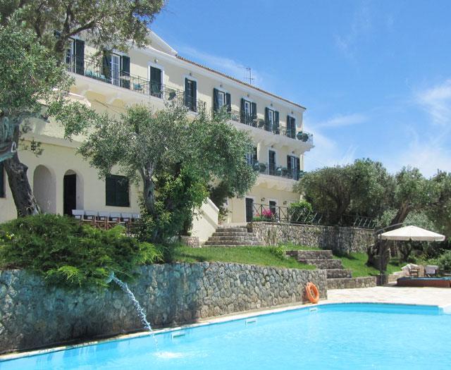 Bijzondere accommodaties Levant Hotel in Pelekas (Corfu, Griekenland)