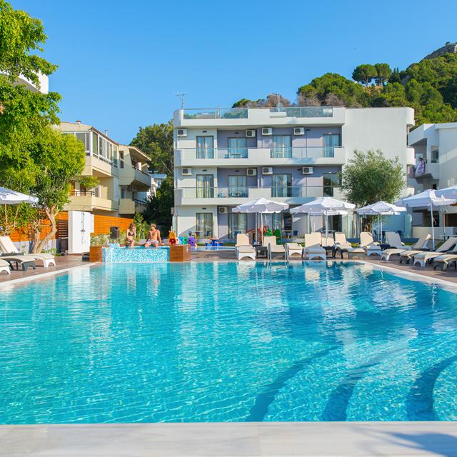 Vakantie Appartementen Sunny Days in Ixia (Rhodos, Griekenland)