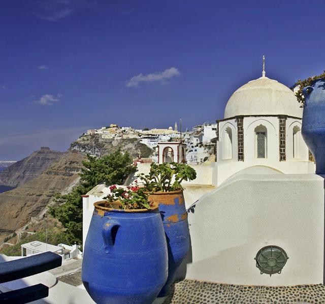 Vakantie 15 dgn Santorini-Mykonos-Naxos-Paros (3* hotels) in Eilandhoppen Cycladen (Santorini, Griekenland)