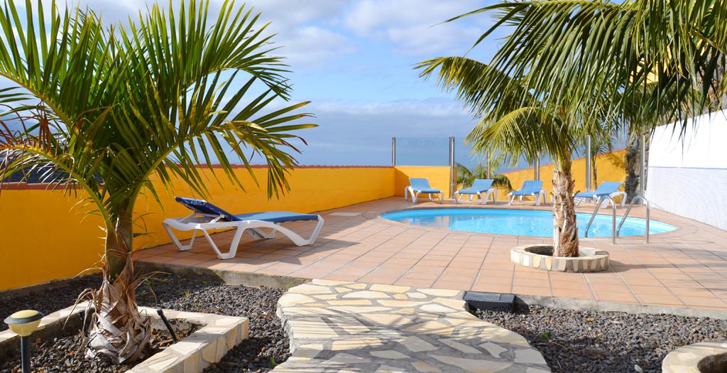 Bijzondere accommodaties Casita Vista Hermosa in Tazacorte (La Palma, Spanje)