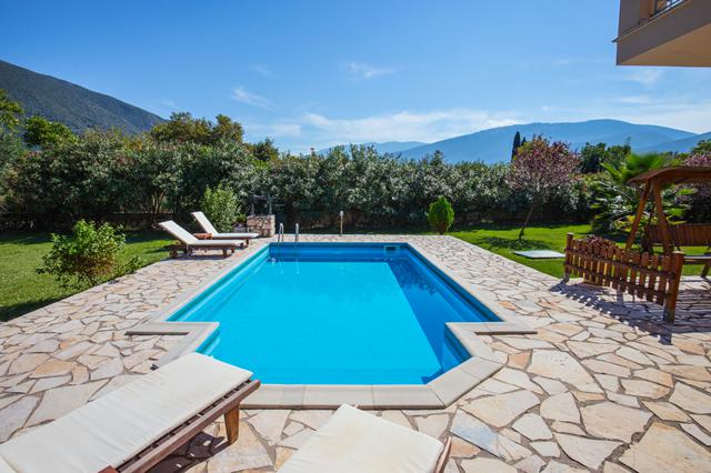 Goedkoopste zonvakantie Kefalonia - Penelope Villa's met privézwembad - inclusief autohuur