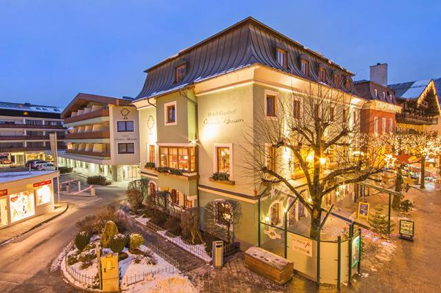 Inpakken en wegwezen! skivakantie Zell am See-Kaprun ❄ 8 Dagen halfpension Hotel Grüner Baum
