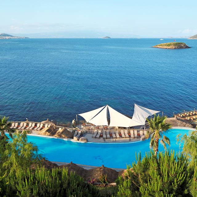 Vakantie Hotel Kadikale Resort in Bodrum (Aegeïsche kust, Turkije)