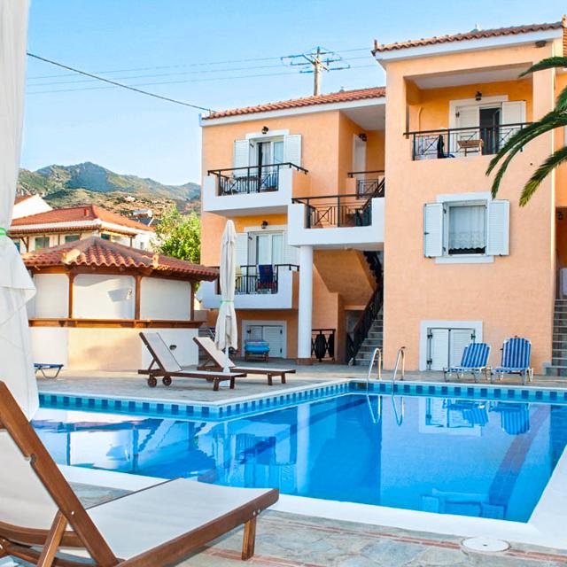 Vakantie Appartementen Pelagos in Votsalakia (Samos, Griekenland)