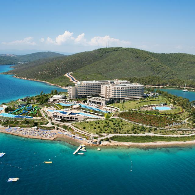 Vakantie Hotel La Blanche Island in Bodrum-Güvercinlik (Aegeïsche kust, Turkije)