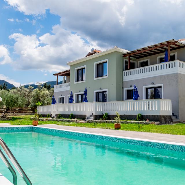 Vakantie Appartementen Golden Sun Villas in Nidri (Lefkas, Griekenland)