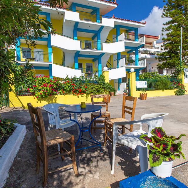 Vakantie Appartementen Iris in Chrani (Peloponnesos, Griekenland)
