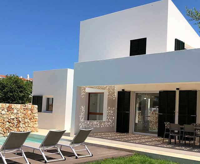 Bijzondere accommodaties Villa's Nure Mar y Mar in Cala'n Blanes (Menorca, Spanje)