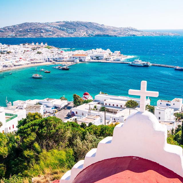 Vakantie 10 dgn Mykonos-Tinos-Syros (2,5 * hotels) in Eilandhoppen (Mykonos, Griekenland)