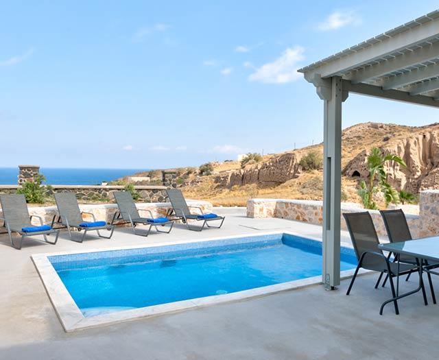 Bijzondere accommodaties Desiterra Luxury Suites in Fira (Santorini, Griekenland)