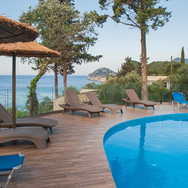 Vakantie Ninos Hotel Blue Princess Beach & Suites in Liapades (Corfu, Griekenland)