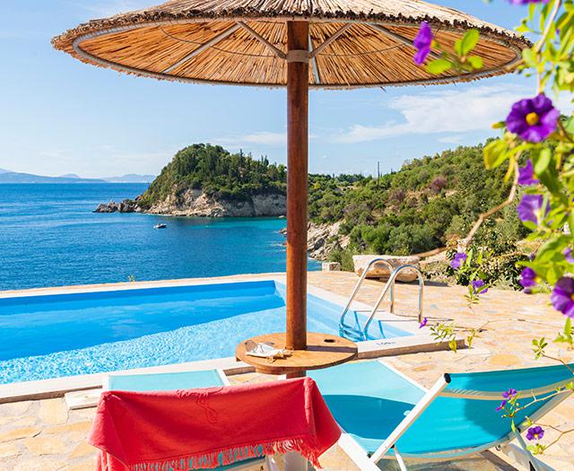 Bijzondere accommodaties Amousso Beach Villas in Marantochori (Lefkas, Griekenland)