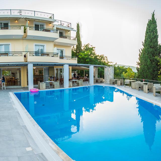 Vakantie Hotel Aliki in Nikiana (Lefkas, Griekenland)