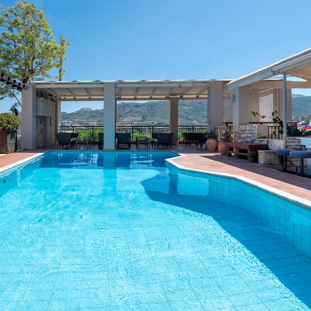 Bijzondere accommodaties Hotel & Suites Eva Mare in Agia Pelagia (Kreta, Griekenland)