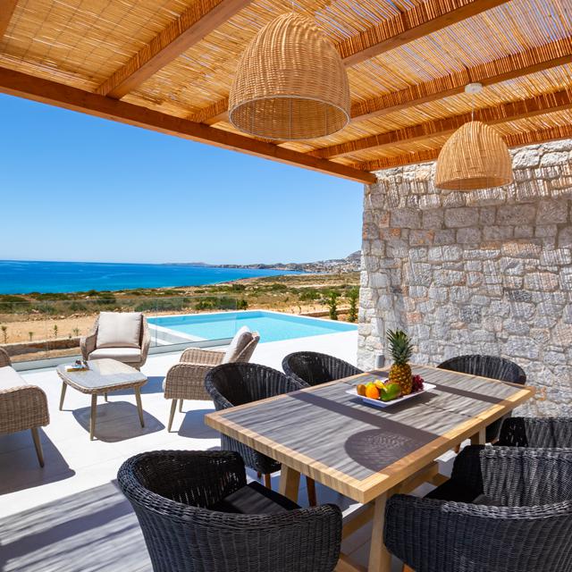 Bijzondere accommodaties Aros Luxury Villas in Ardani (Karpathos, Griekenland)