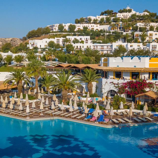 Vakantie Hotel Lagas Aegean Village in Kardamena (Kos, Griekenland)