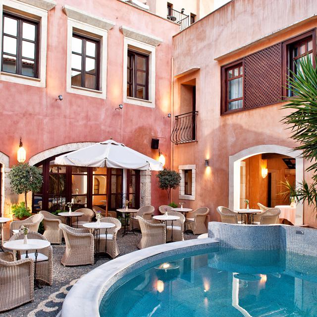Bijzondere accommodaties Rimondi Boutique Hotel in Rethimnon (Kreta, Griekenland)