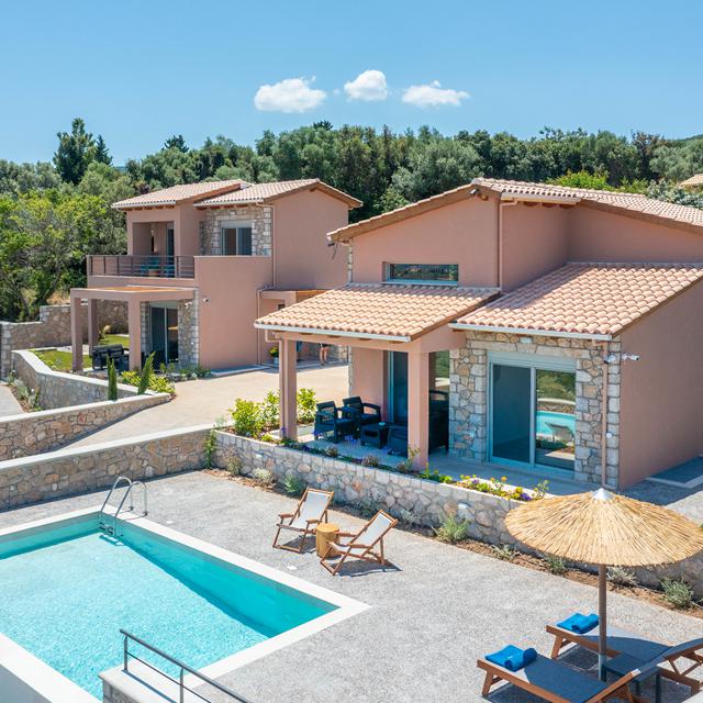 Bijzondere accommodaties 31 Blue Ionian Villas in Apolpena (Lefkas, Griekenland)
