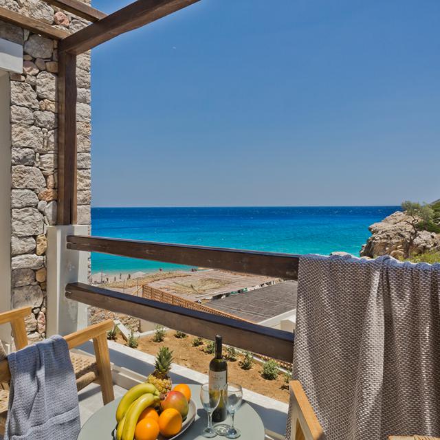 Bijzondere accommodaties Ypsilos Beach Suites in Kyra Panagia Beach (Karpathos, Griekenland)