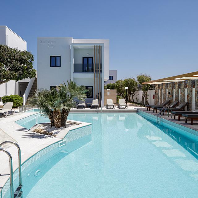 Vakantie Golden Bay Hotel & Bungalows in Gournes (Kreta, Griekenland)