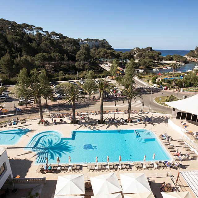 Vakantie Hotel Cala Galdana & Apartamentos d'Aljanda in Cala Galdana (Menorca, Spanje)