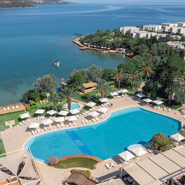 All inclusive vakantie Hotel Double Tree by Hilton ISIL Club Resort in Bodrum-Torba (Aegeïsche kust, Turkije)