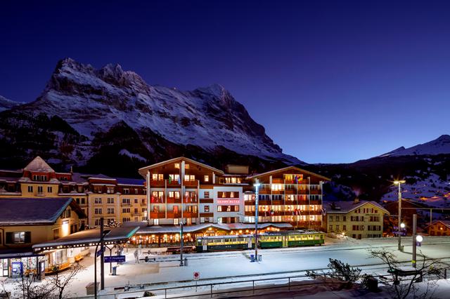 Koffers vol korting op een skivakantie Jungfrau Region ⭐ 8 Dagen  Derby Hotel Grindelwald