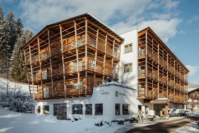 Geweldige aanbieding skivakantie Dolomiti Superski ❄ 4 Dagen halfpension Hotel Melodia del bosco