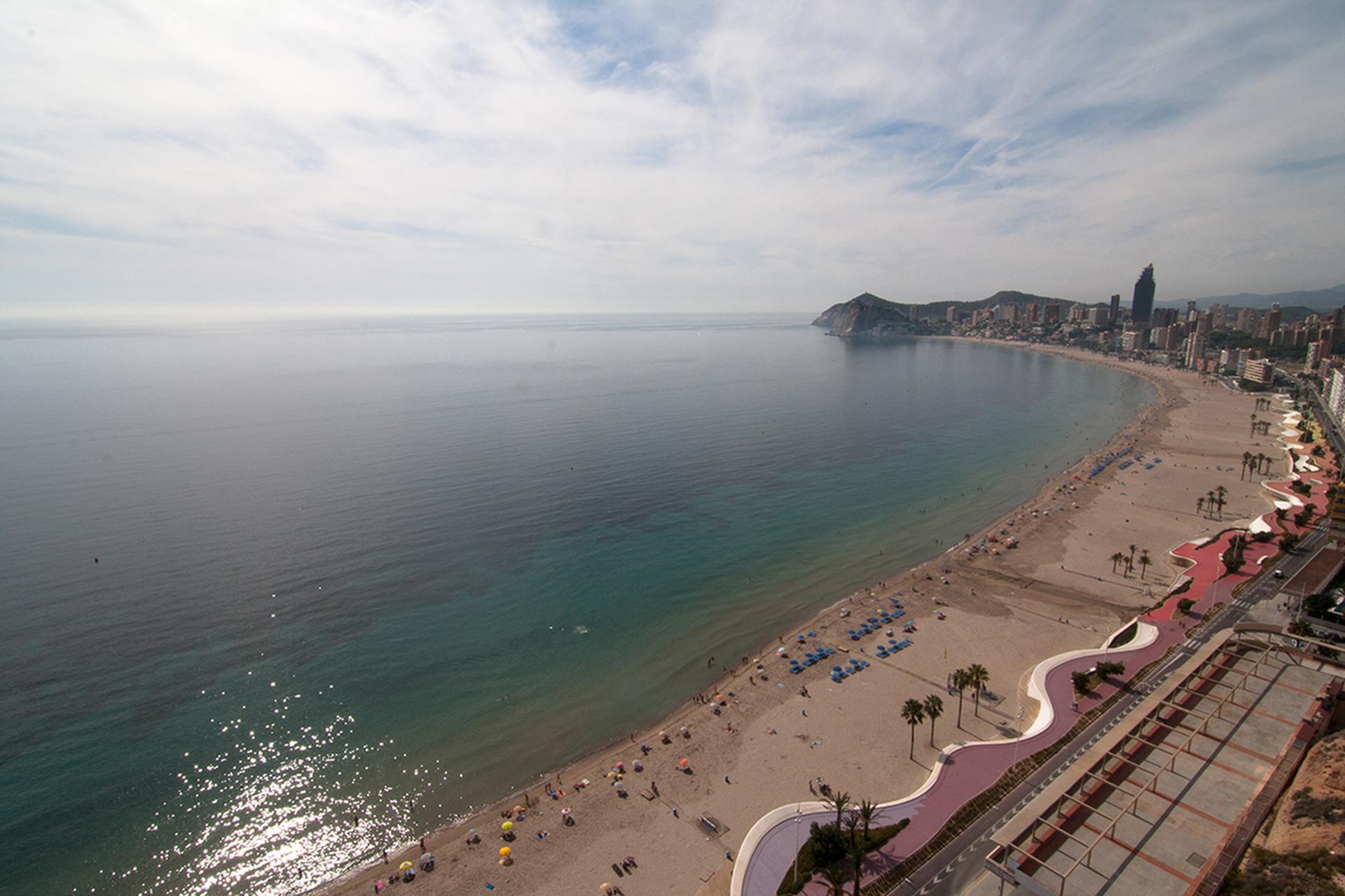 Artementen Beni Beach In Costa Blanca Spanje Zonvakantie Artementen Beni Beach Image
