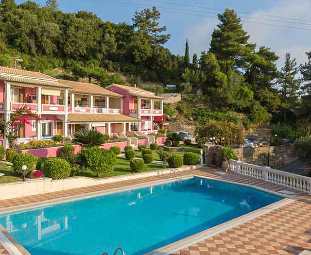 Bijzondere accommodaties Niki Sunrise Apartments in Gastouri (Corfu, Griekenland)