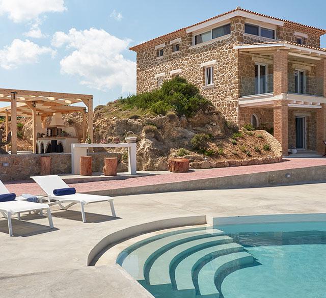 Bijzondere accommodaties Arismari Luxury Villas in Vassilikos (Zakynthos, Griekenland)