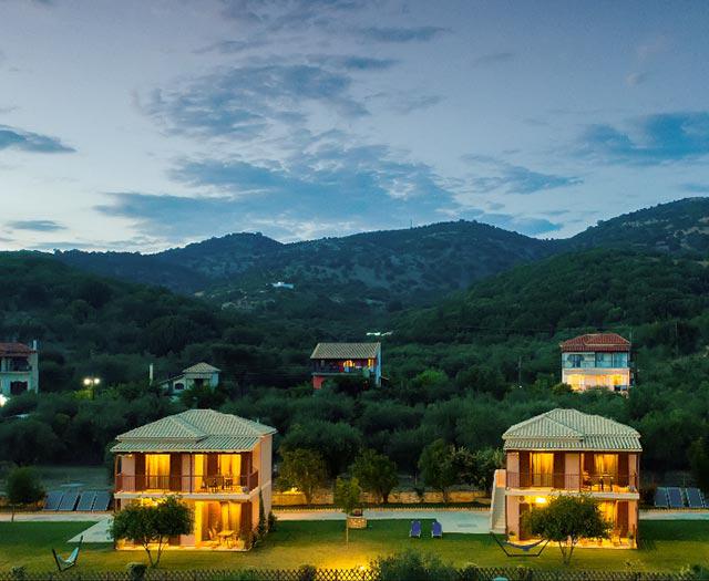 Bijzondere accommodaties Villaggio Sioutis in Sivota (Parga, Griekenland)